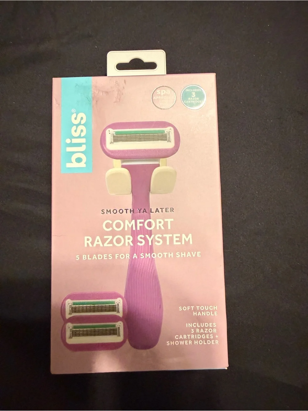 bliss Comfort Razor System - Purple and Cream - Picture 3 of 4